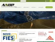 Tablet Screenshot of anup.com.br